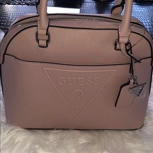 Guess satchel bag color rose